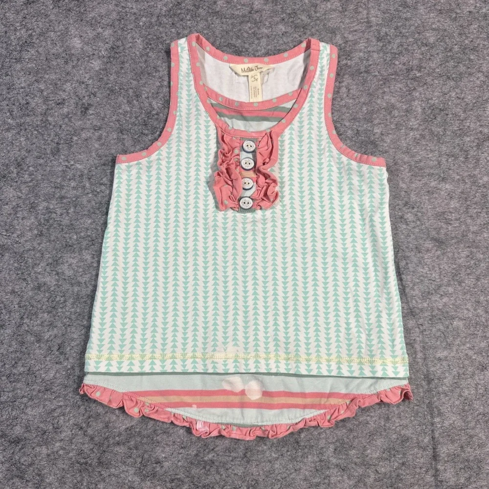 Girls Matilda Jane Happy & Free Fresh Air Tank Top Size 6